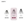 i-ENVY 30D Extension Cluster Individual Lashes, Easy to Apply, Flat Tapered-End Root, Pre-fanned Volume Lashes, J Curl with Soft Fiber, Quick Application for Salon Quality & Result (Medium-56Clusters)