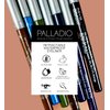 Palladio Retractable Waterproof Eyeliner, Richly Pigmented Color and Creamy, Slip Twist Up Pencil Eye Liner, Smudge Proof Long Lasting Application, All Day Wear, No Sharpener Required, Pure Black