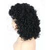 Topcosplay Womens Short Curly Wigs for Black Women Afro Kinky Curls Synthetic Wig for African American Women (Black)