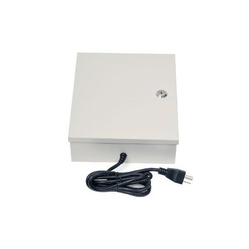 VideoSecu Key Lock 9 Channel 12V DC Distributed Power Supply Box for CCTV Security Camera 1ZQ