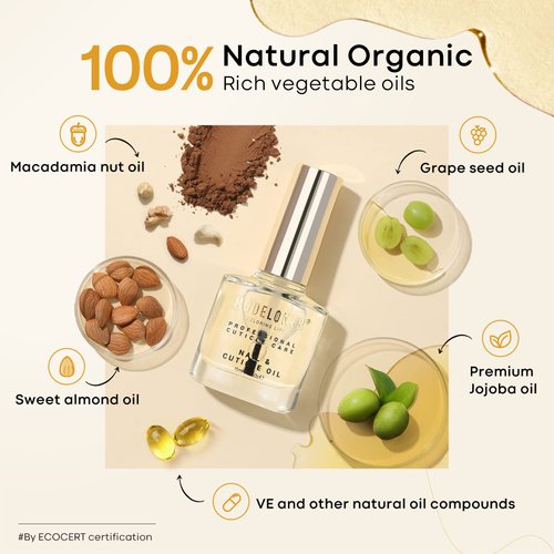 modelones 15ml Gel Top Coat & Base with Cuticle Oil Set, 3Pcs Gel Nail Polish Cuticle Protectors Kit No Wipe Base Gloss Top Coat & Nail Oil