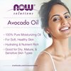 NOW Solutions, Avocado Oil, 100% Pure Moisturizing Oil, Nutrient Rich and Hydrating, 16-Ounce