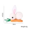 Soochat Bunny Hair clips Carrot Hairpin Easter Rabbit Hair Clips for Easter Halloween Party Fancy Dress Cosplay Costume Headwear 2Pcs