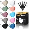 KN95 Face Mask Disposable Adults - 100 Pack Adjustable 5 Layer Protection KN95 Face Mask Breathable Comfortable Respirator KN95 Mask Individually Wrapped Women Men