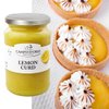 Lemon Curd, 13.8 oz (390g), Made with Sicilian Lemons in Italy, Citrus Lemon custard made with fresh lemon, eggs and butter, Dessert, Pie or Tart Filling, Simply spread it over toast, or on biscuits, croissants, panettoni, Campo D'Oro