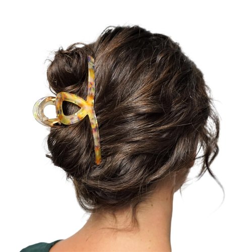 Sensory4u Metal Hair Claw Clips Variety Pack (Gold)