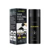 Hair Building Fibers, Hair Fiber Powder ThickeningWaterproof Cover Up Eyebrow Contour-Stick Root Edge Filling Powder Hair Fibers for Thinning Hair for Women and Men (0.99 oz, Black)