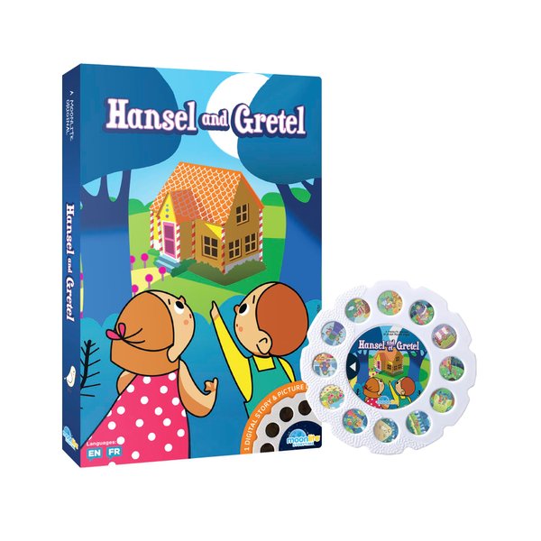 Moonlite Storybook Reels for Flashlight Projector, Kids Toddler | Hansel & Gretel | Single Reel Pack Story for 3+ Years and Up