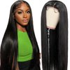 BABOSHOW 250% Density 13x6 30 Inch HD Lace Front Wigs Human Hair Pre Plucked Glueless Lace Frontal Wigs Human Hair 13x6 Straight Human Hair Wigs for Black Women