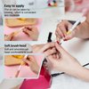 KALIONE 3ml Nail Oil Pen Empty Transparent Twist Pens, Cuticle Oil Dispenser Empty Nail Oil Pen with Brush Tip, Cosmetic Lip Gloss Container Applicators Eyelash Growth Liquid Tube(5 Packs)