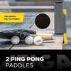 STIGA Retractable Take Anywhere Table Tennis Set Includes Net, Two Paddles, Three Balls, and Storage Bag