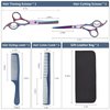 Hair Cutting Scissors Set, Professional Barber Shears Bag Kit, for Home or Barbershop Hairdressing, Men Women and Pets Hair Cutting