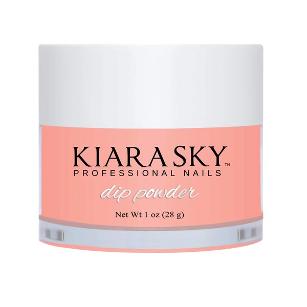 Kiara Sky Long Lasting Nail Dip Powder Coral Tones 1 oz, Peachin