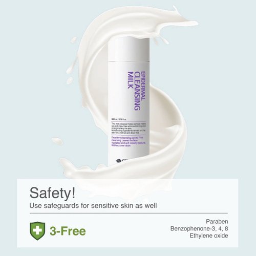 CELLBYCELL Epidermal Cleansing Milk | Creamy, Soft Cleanser Removes Makeup & Impurities Without Drying Out the skin | 200ml