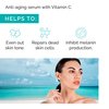 Vitamins and Sea Beauty Dead Sea Minerals and Vitamin C Serum for Face, Skin Tone Correcting Dark Spot Corrector Antioxidant Hydrating Anti Aging Facial Serum for Glowing Skin, 2 fl oz