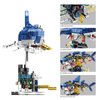 CSNRHG Mechanical Shark Building Block Set with Rotatable Link Components and Display Stand Marine Animal Model Birthday for Boys Age 8-12 Adults Mechanical and Ocean Enthusiasts 734 Pieces