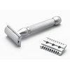 Pearl Shaving Double Edge Close & Open Comb Safety Razor for Men (Hammer) Made from 100% Brass -Reusable Ecofriendly DE shaving Razor for Men | Premium Single Blade Razor for Men Razor | Classic & Traditional Shaving Kit for Men |Men's Safety Shaving Razo