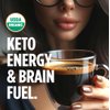 VitaCup Keto Coffee Pods with MCT Oil, Turmeric, Vitamins B & D for Energy in Recyclable K-Cup Compatible Pods