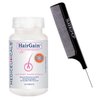 Therapro MEDIceuticals HairGain Dietary Supplement Natural Phytoflavone DHT Inhibiting Complex for Healthier Hair Growth, Vitamin D (w/Sleek Comb) Gain Pills Tablets Vitamins (60 Tablets for Women)