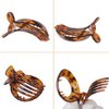 KuuGuu 3 PCS Hair Clips for Thin Hair, Flat Hair Clips for Women,Strong Hold Banana Barrettes Hair Clamps Jaw Clips for Women,Barrettes for Women Hair Clamps Jaw Clips