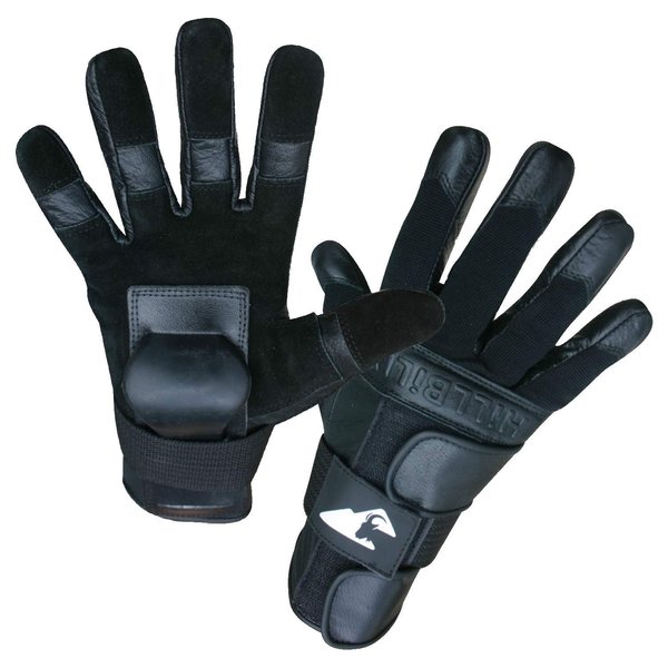Hillbilly Wrist Guard Gloves - Full Finger (Black, Small)
