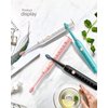 Blenpapa USB Rechargeable Sonic Electric Toothbrush for Adults Powered Motor Soft Dupont Brush Heads 2 Minutes Timer 5 Modes Teeth Whitening, Green