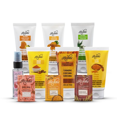 Adventure-Ready Skincare Set | For All Skin Types & Dull Skin | Gentle Face Wash, Scrub, Cream, Toner and Bar Soap for Skin and Body | TSA Approved | Removes Make Up | For Daily Use - Cruelty Free
