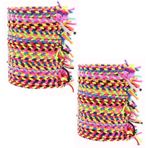 Elastic Hair Ties 100Pcs Hair Braided Scrunchies Stretch Bands No Crease Rope Ponytail Holder Hair Accessories for Girls Women(Multicolor)