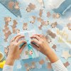 Zhanmai 500 Pieces Bear Shaped Confetti Baby Shower Cream Brown Sprinkles Bear Table Paper Confetti for Boy Girl Home Party Table Decorations, 0.98 Inch