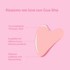 Gua Sha | Rose Quartz Gua Sha Stone | Guasha Tool for Face | Gua Sha Facial Tools | Lymphatic Drainage Massager