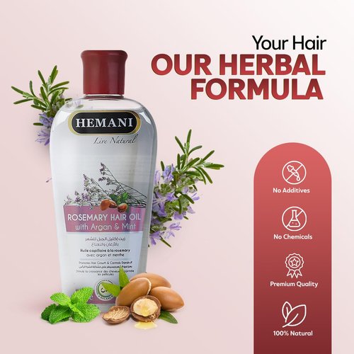 Rosemary Hair Oil for Growth, Strength and Shine, Rosemary Infused Formula I 6.76 FL Oz (200ML)