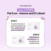 ilso Natural Mild Clear Nose Patch, Melt blackheads & Tighten Pores, no irritation, Sensitive skin friendly, Korean skincare, cotton swabs included, 5 sheets (Esther Bunny Limited Edition)