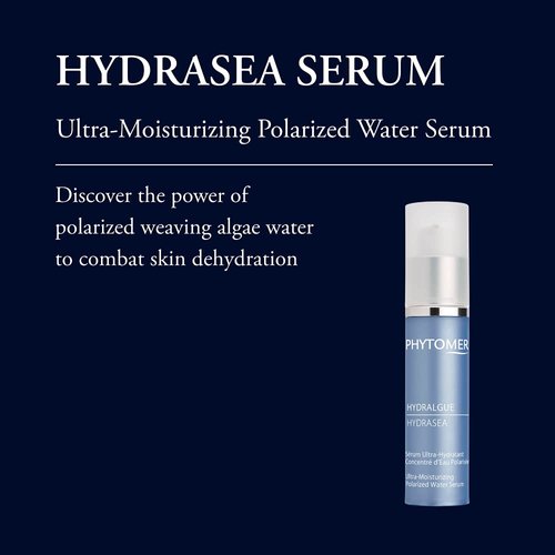 PHYTOMER Hydrasea Ultra Moisturizing Face Serum | Polarized Water Facial Serum | Hydrating Treatment for Soft, Plump Skin | Intense, Rapid Skin Moisturizer | 30ml