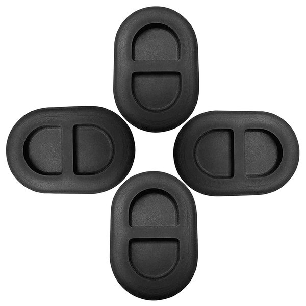 4Pcs Floor Drain Plugs for Jeep Wrangler,Floor Rubber Hole Cover for Jeep Wrangler JK JL 2014-2021 and for Gladiator JT 2020