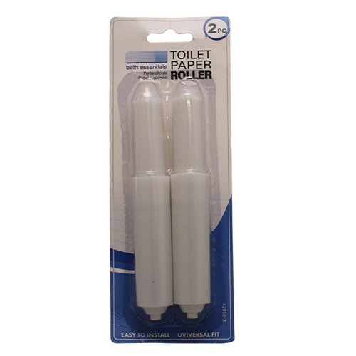 2-Pack Toilet Paper Roller – Spring Loaded Replacement Spindle, Durable Construction, Universal Fit for Most Holders, Easy to Install