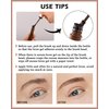 Waterproof Tinted Brow Gel-Long Lasting Smudgeproof Liquid Eyebrow Makeup,Eyebrow Mascara Tinted Brow Glue,Eye Brow Filler,Volumizing Enhance Brow Mascara,With Brow Razor Brush,Gift for Women-Blonde