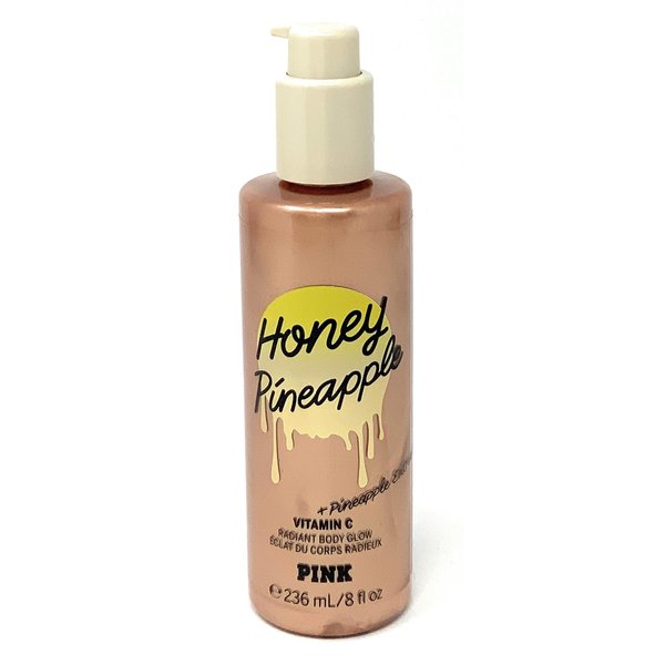 Victoria's Secret PINK Honey Pineapple Radiant Body Glow Oil, 1 Fl Oz (Pack of 1)