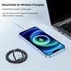 AUROX Magnetic Phone Ring Holder for Magsafe Phone Grip Adjustable Magnetic Phone Grip for MagSafe Accessories Finger Ring Grip Stand for iPhone 16 15 14 13 12, Removable for Wireless Charging (Black)