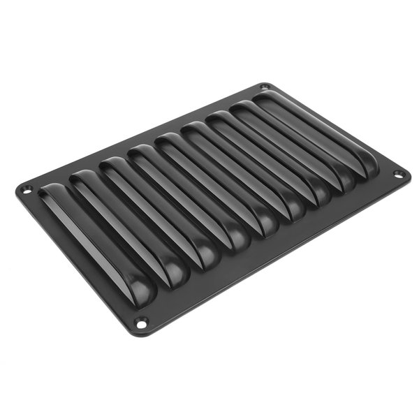 Air Vent Cover 8.4 x 5.9 Inch Black Plastic Air Return Grill Ceiling Ventilation Cover HVAC Vent Cover for RV Bus Trailer Yacht Bus