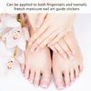 MOLILON 2880pcs French Tip Nail Guides Nail Stickers French Nail Tips Guides Self-Adhesive Moon V-Shaped French Manicure Strip for Edge Auxiliary Stickers DIY Stencil Tools - 60 Sheets