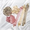 EwiutoijngiQanNew Satin Heatless Hair Curler,Hair Rollers for Heatless Curls with Hair Caps,Soft Heatless Curling Rod Headband for All Hair Types,No Heat Curling to Sleep in Overnight (pink)