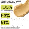 Gleamin Vitamin C Treatment Clay Mask - Turmeric Clay Face Mask Skin Care, Deep Cleansing Pores - Facial Improves Uneven Tone, Post-Blemish, Visibly Brighten, Scarring and Texture - 2.5 Oz