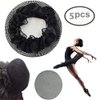 KKTOCHVC Women Bun Dancer Hair net Ballet Dance Skating Bun Cover Elastic Band Hair Nets for Bun (5pcs)(black)