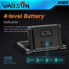 WARSUN LED Work Light Rechargeable Folding Flood Light 2200 Lumen Super Bright Portable Trouble Lights 8000mAh 360 Rotatable Stand Adjustable Mechanic Grey LED Worklight for Car Repair