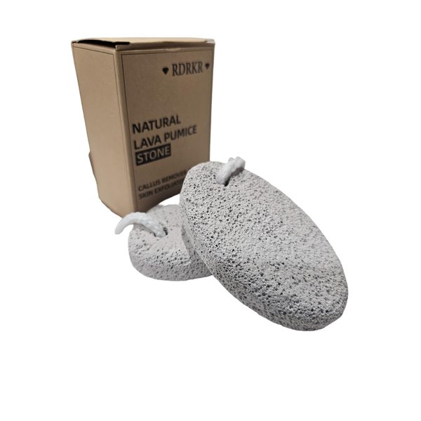 RDRKR Natural Pumice Stone for Feet Pedicure Skin Callus Remover Foot Scrub Exfoliator