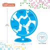 Illuminated Globes for Kids - 8” Light Up World Globe With Stand, Gift Ideas for Children - Interactive Learning & Educational Toys for All Ages - Earth Globe With Build in Led Night Light - Gifts for Boys And Girls Age 8-12 + Year Old