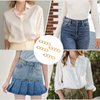 4PCS Reusable Pant Clips for Waist Tightener, Gold Jean Clips to Tighten Waist No-Sewing Pant Tightener Metal Button Pins for Loose Jeans