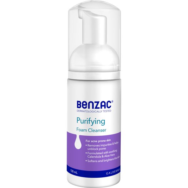Benzac Daily Facial Foam Cleanser 130ml_AB