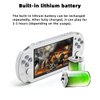 CZT Handheld Game Console 4.3 inch Double Joystick 8GB Build in 2200 Retro Game Video Game Console Arcade Multiple Emulator Mini Portable Game Player MP3/4 TV Out Gifts for Children/Men(White)