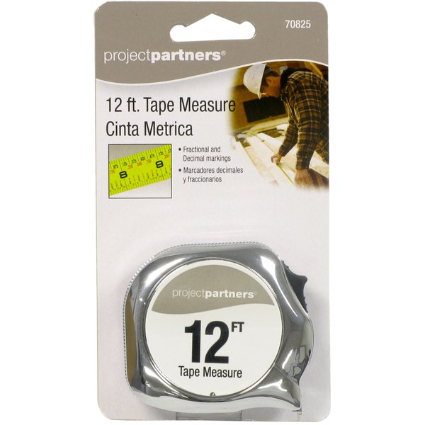 Project Partner 70825 12-Foot Tape Measure